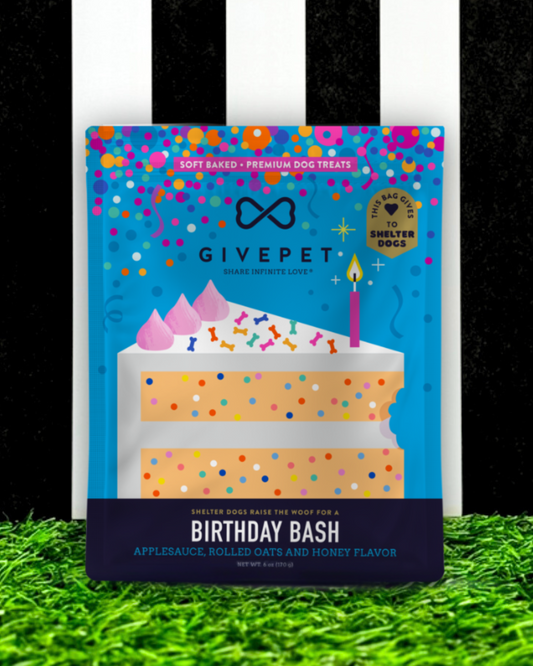 Birthday cake dog treats that are healthy and taste like cake with sprinkles.