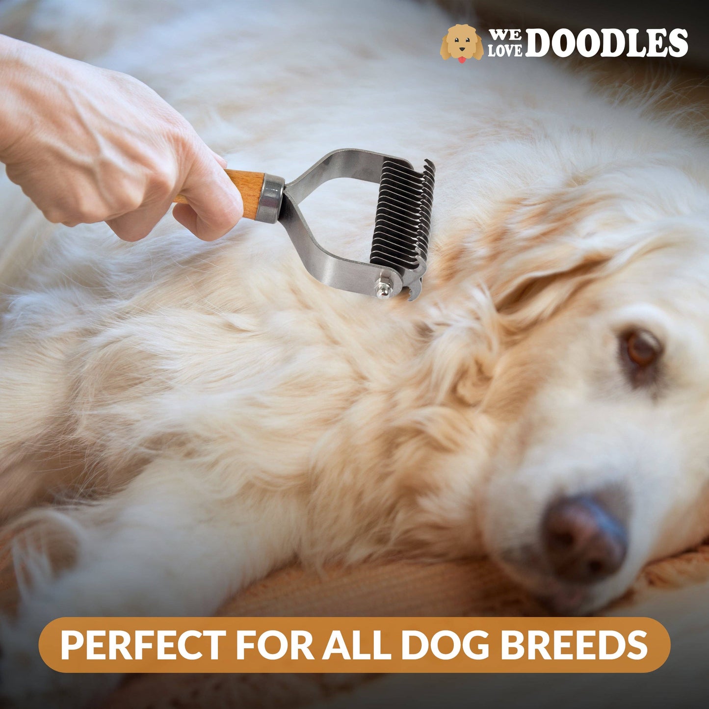 Dematting Tool Dematting Brush Doodles Dogs Detangling Dog Hair Brushing