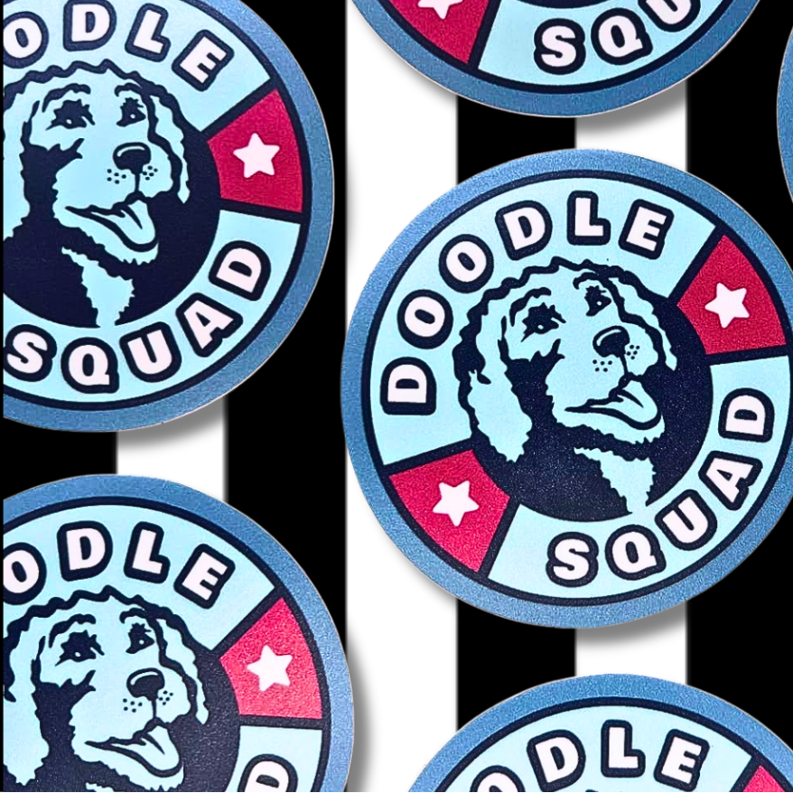 Doodle Squad Nautical Style Stickers Dogs