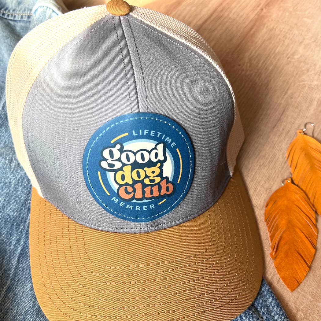 Good Dog Club Trucker Hat Cute Dogs Baseball Hats