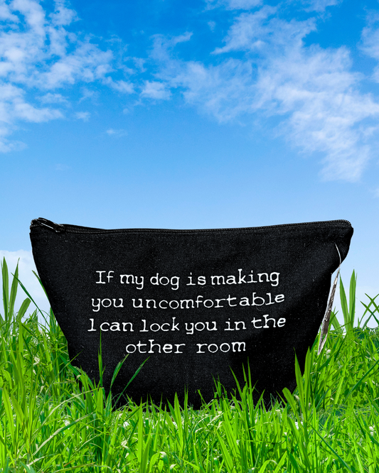 "Lock You In Other Room" Quote Zipper Bag