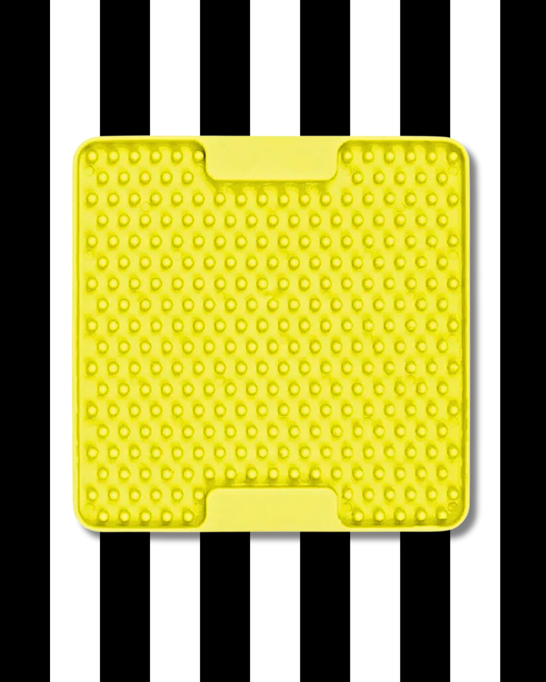 lickimat mini soother yellow helps stress anxiety boredom