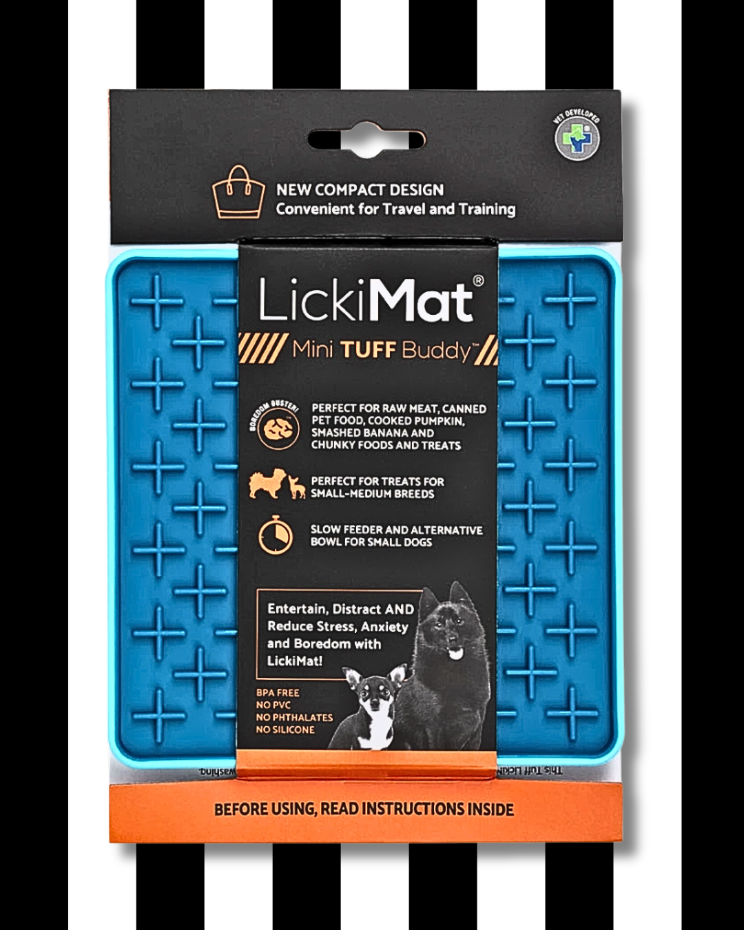 lickimat mini tuff buddy blue travel