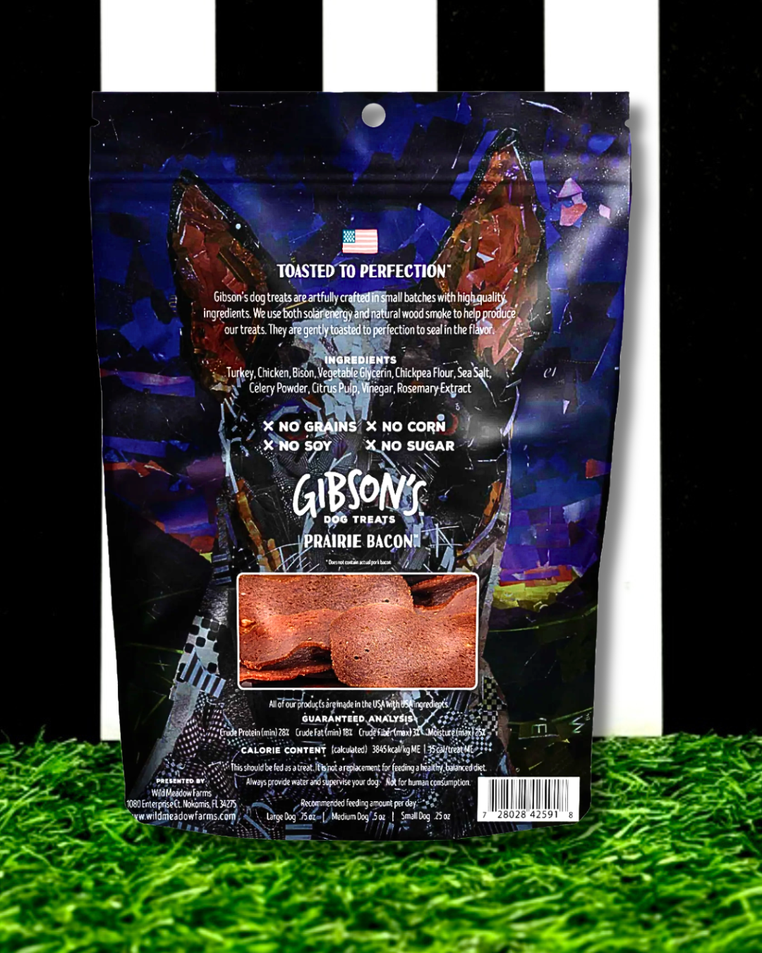 prairie bacon with bison dog treat jerkey ingredients