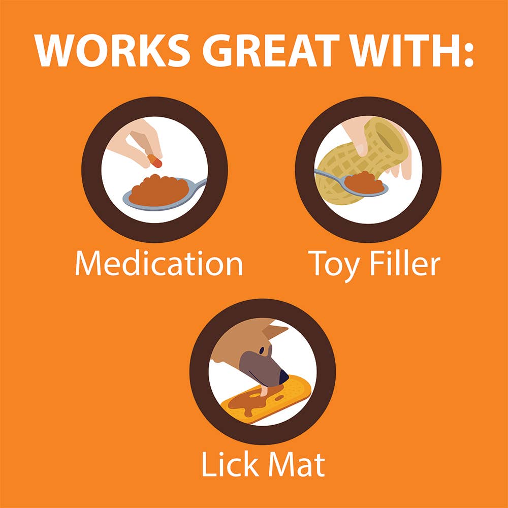 Puppy Peanut Butter Dog Peanut Butter Healthy Organic Dog Treat Dog Enrichment Dilly's Poochie Butter Usage