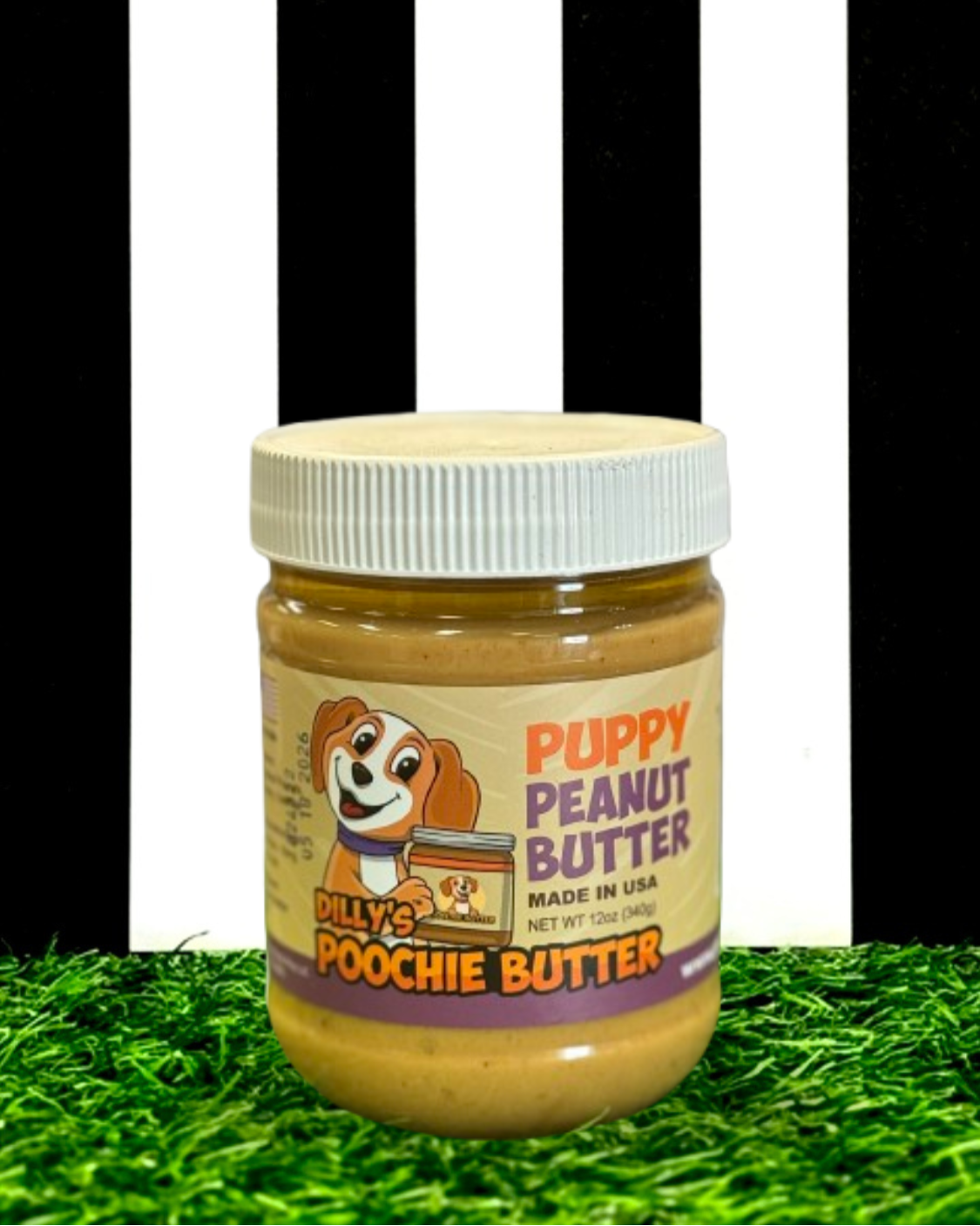 Puppy Peanut Butter Dog Peanut Butter Healthy Organic Dog Treat Dog Enrichment Dilly's Poochie Butter