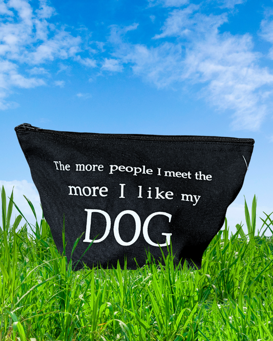 "More People I Meet" Quote Zipper Bag