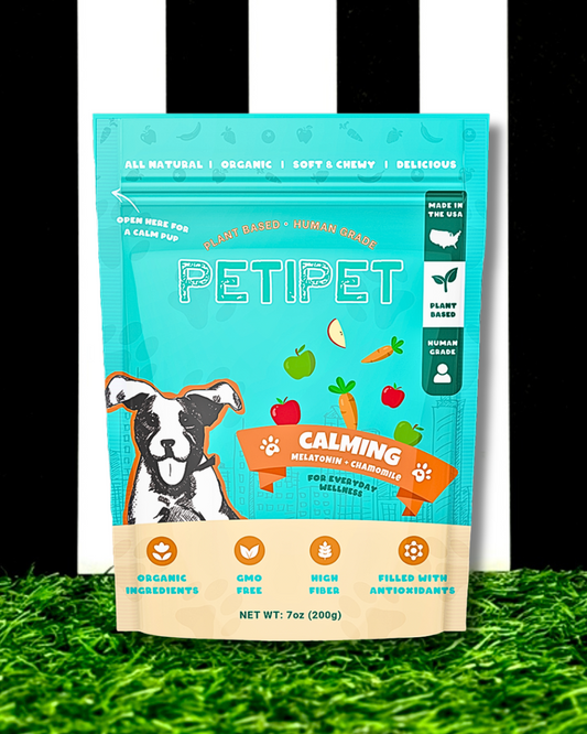 calming melatonin chamomile organic human grade dog treats