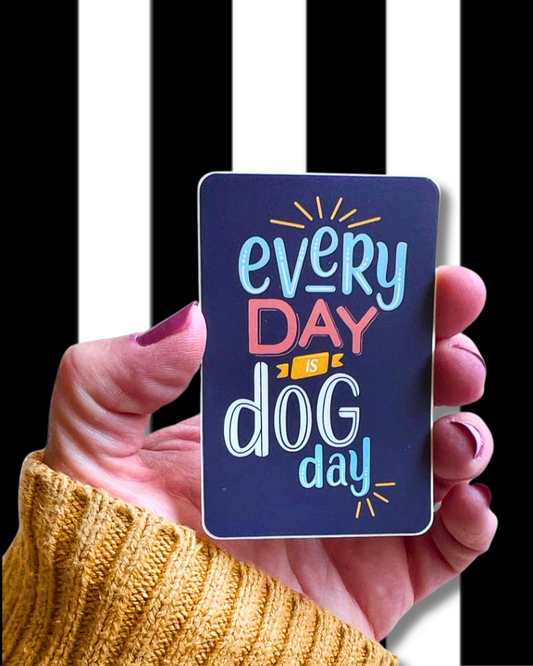 Every Day is dog day cute dogs stickers