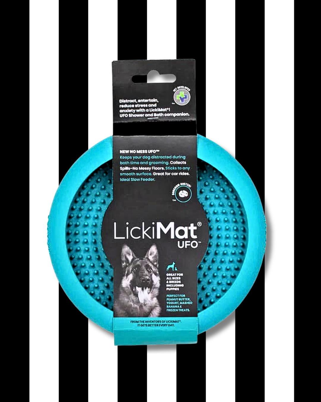 lickimat ufo turquoise feeder