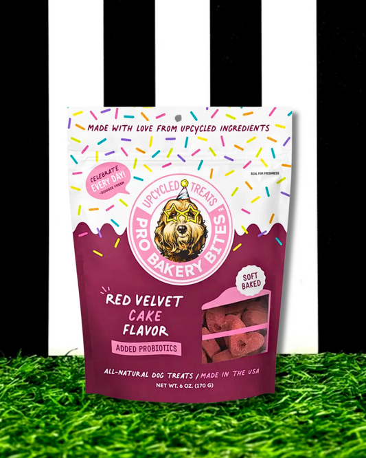 red velvet cake dog treats healthy added probiotics