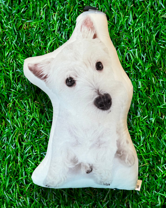 West Highland White Terrier Westie Dog Pillow for Couch chair Bed sofa. Dogs.